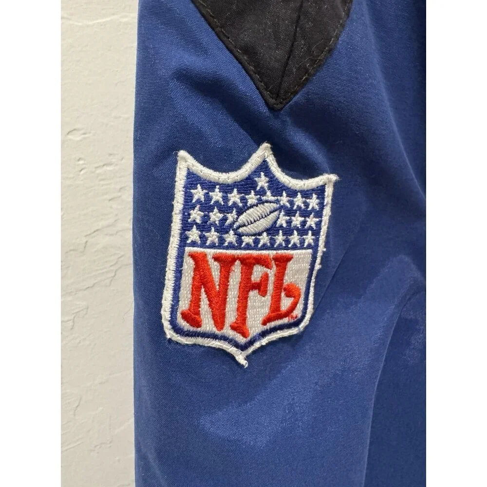 Dallas Cowboys 90s APEX puffer STARS jacket JERRY M blue white NFL Pro Line vtg